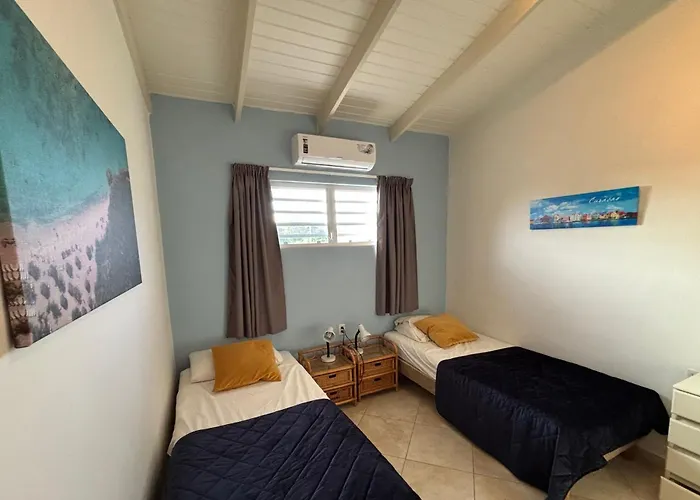Tropical Bungalow In Seru Coral Resort Curacao With Beautiful Gardens, Privacy And Large Pool