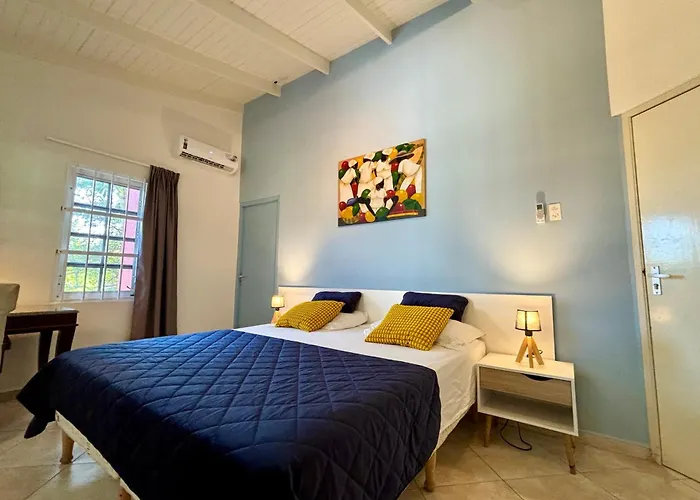 Tropical Bungalow In Seru Coral Resort Curacao With Beautiful Gardens, Privacy And Large Pool